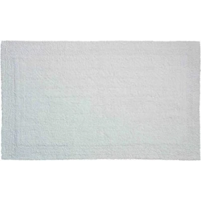 Imagen de Grund Alfombra de Baño, Ultra Suave, Absorbente y Antideslizante, Algodón Orgánico, 5 Años Garantía, Luxor, Baño 70x120 cm, Blanco