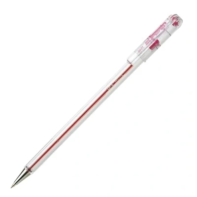 Imagen de Pentel Superb BK77 B Pack de 12 Bolígrafos con tinta a base aceite y punta 0,7 mm , color Rojo