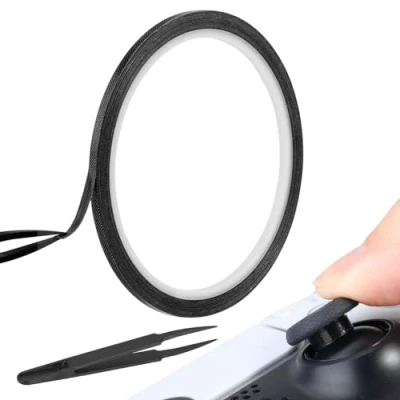 Imagen de MoKo Protector Joystick Mando, 10M Anillo Adhesivo Compatible con Steam Deck/PS Portal/ PS5/PS4/Xbox/ROG Ally/Legion Go/8 BitDo Joystick, Antiarañazos Antipérdida de Pintura, Negro