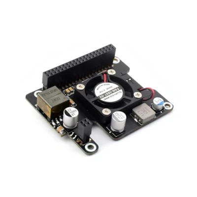 Imagen de IBest PoE Hat for Raspberry Pi 5, Power Over Ethernet Hat(F) Expansion Board with Metal Heatsink,IEEE 802.3af/at Compliant, High Power, Onboard Cooling Fan