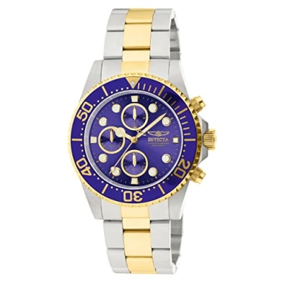 Imagen de Invicta Pro Diver, Reloj de cuarzo para hombre acero inoxidable, 43 mm, Dos Tonos / Azul