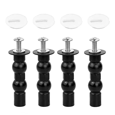 Imagen de yufana 4 Piezas Tornillo para Asiento Inodoro Inodoro,Tornillo de Fijación Tapa del Asientos WC Bisagra Accesorios Asiento,para la