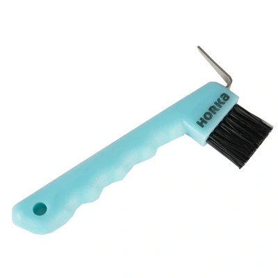 Imagen de horka RASCADOR DE CASCOS CON CEPILLO One Size Azul Claro