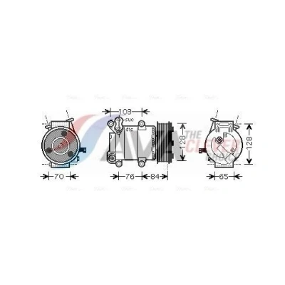 Imagen de Compresor, aire acondicionado AVA QUALITY COOLING FDAK418
