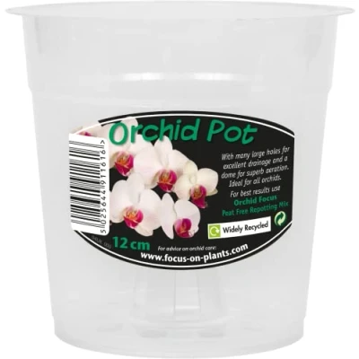 Imagen de Growth Technology Maceta Transparente para orquídeas 12 cm