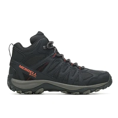 Imagen de Merrell mens Accentor 3 Sport Mid Gtx Hiking Boot, Black/Tangerine, 8.5
