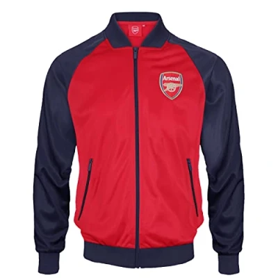 Imagen de Arsenal FC Chaqueta de Entrenamiento Oficial para Hombre Estilo Retro Rojo 3XL