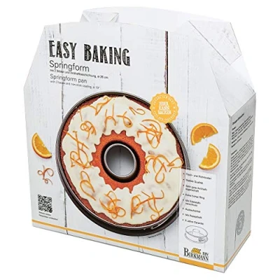 Imagen de Birkmann RBV Springform mit Zwei Böden Easy Baking Antihaftbeschichtung schnittfest (26 cm)