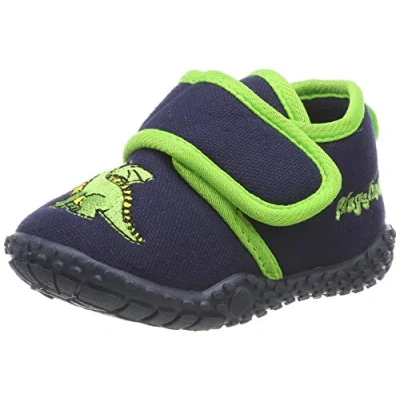 Imagen de Playshoes Pantuflas, Pantuflas Unisex niños, Dragón, 26/27 EU