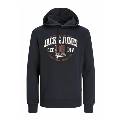 Imagen de Jack &amp; Jones LOGO Jersey con capucha, Hombre, Talla: Medium, Dark navy