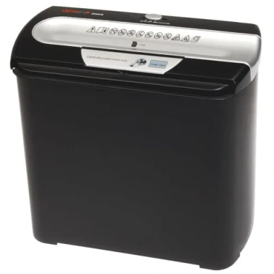 Imagen de Genie 255 CD Destructora de papel y (7 hojas, 12 litros), negro plateado