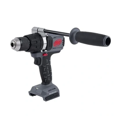 Imagen de Ingersoll Rand D5241 IQV20 Taladro Percutor Sin Escobillas 20V, Diseño de Goma, LED, 24 Posiciones Embrague, Alto y Bajo Velocidad, Mandril Metal