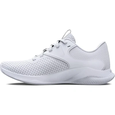 Imagen de Under Armour Charged Aurora 2 Zapatillas de entrenamiento, Mujer, Talla: 40, White/metallic warm silver Zapatos
