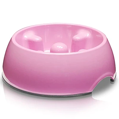 Imagen de Dogit Comedero Lento para Perros, Rosa, XS, Base Antideslizante, fácil de Limpiar, promueve una alimentación Saludable