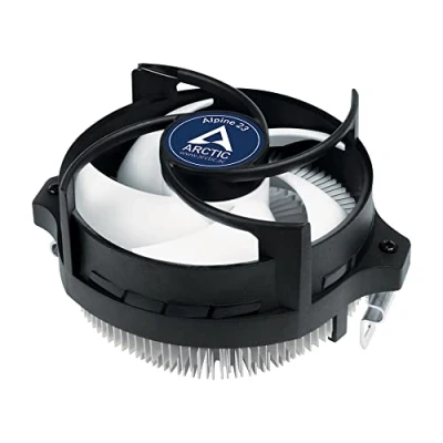 Imagen de ARCTIC Alpine 23 Ventilador CPU, CPU Cooler, Disipador de Refrigerador Compacto AMD para AM5 y AM4, Pasta térmica MX 2 preaplicada, Ordenador, PC Negro