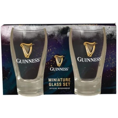 Imagen de Guinness Juego de 2 vasos en miniatura motivo arpa