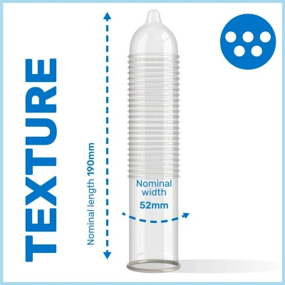 Imagen de Condones Pasante Ribbed 144 Pcs