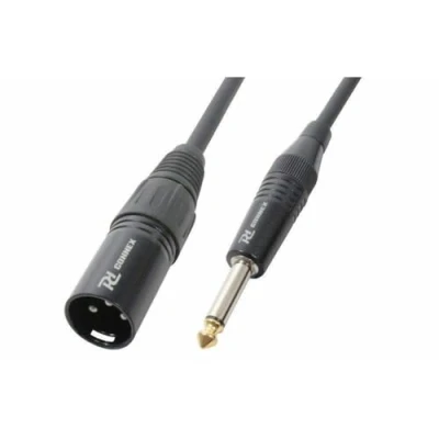 Imagen de Power Dynamics PD Connex Cable XLR Macho a Jack 6.35 Mono, 8 m