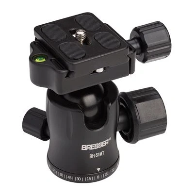 Imagen de Bresser BH de 51mt Cabezal Bola (hasta 10 kg), Color Negro
