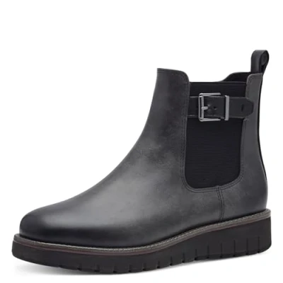 Imagen de MARCO TOZZI Mujer Chelsea 2 26478 43, Botas Estilo, Dk Grey Comb, 38 EU