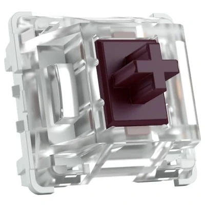 Imagen de Glorious Gaming 120 switches para teclado mecánico Kailh (cobre) Táctiles y suaves, 40 g de acción, Speed, fijación 3 pines, compatible con LED SMD Cobre