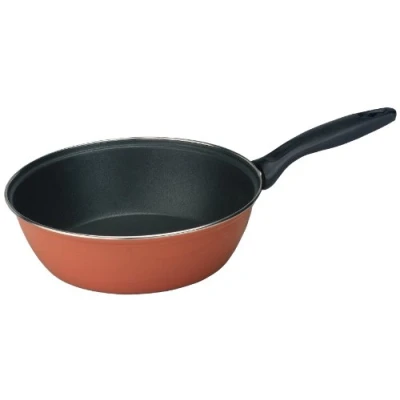 Imagen de IBILI Sarten honda new orange, 28 cms, Acero esmaltado vitrificado, Antiadherente, Apta para induccion