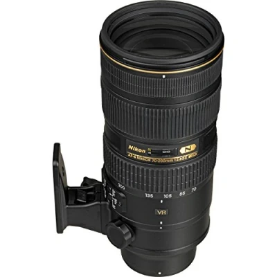 Imagen de Nikon AF S 70 200mm F/2.8 G ED VRII Objetivo con montura para (distancia focal 200mm, apertura f/2.8, estabilizador de imagen)
