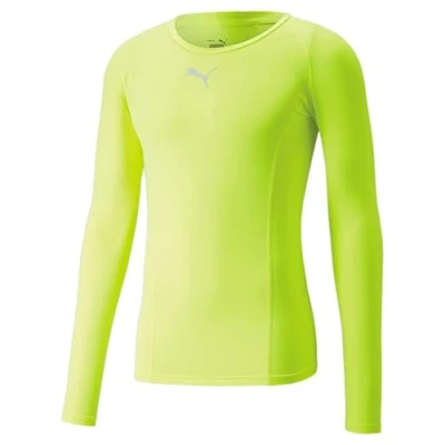 Imagen de PUMA Liga Baselayer tee LS Camiseta, Hombre, Fizzy Lime, M