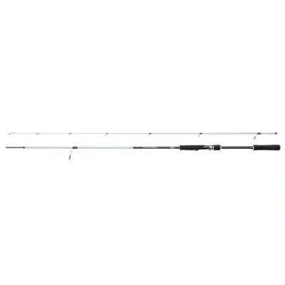 Imagen de Mitchell Tanager SW caña de Pescar, Pesca Costera, diseñada y desarrollada en Italia, Giro Agua Salada, Unisex, Plateado/Negro, 2,1 m, 10 40 g