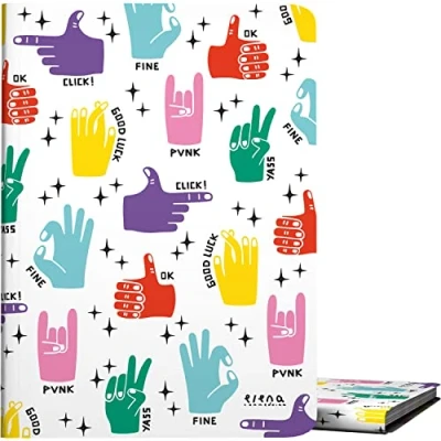Imagen de Grafoplás 1332443. Carpetas de 30 Fundas Transparentes, A4, Tapas Polipropileno, Hands, Elena Corredoira