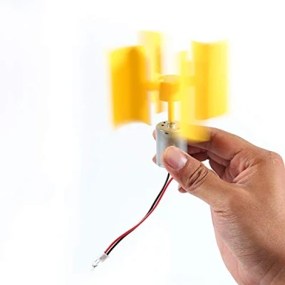 Imagen de MAGT Generador de Electricidad Eólico, Aerogenerador Vertical, Mini Electrico, Viento Completo, Vertical Modelo enseñanza Bricolaje