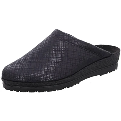 Imagen de Rohde Zapatillas de casa sintético Mujer Neustadt D 2297, Talla:42 EU, Color:Negro