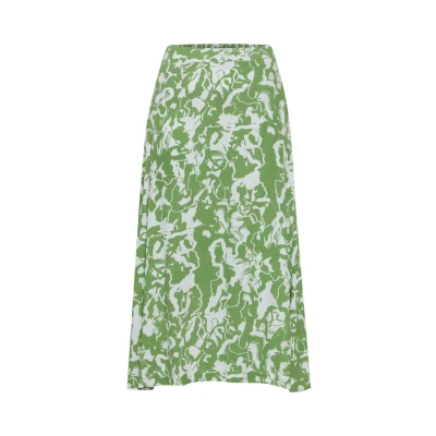 Imagen de ICHI Ihregine SK Falda acampanada, Mujer, Talla: 38, Greenbriar