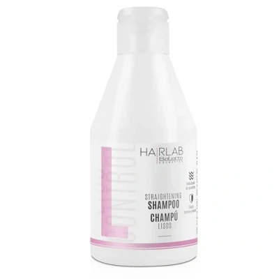 Imagen de SALERM Champú Keratina Lisos Hair Lab 300 ml Controla el Frizz del Pelo Cabello Suave y Liso con Protector de Calor Facilita Peinado sin Sulfatos ni Parabenos