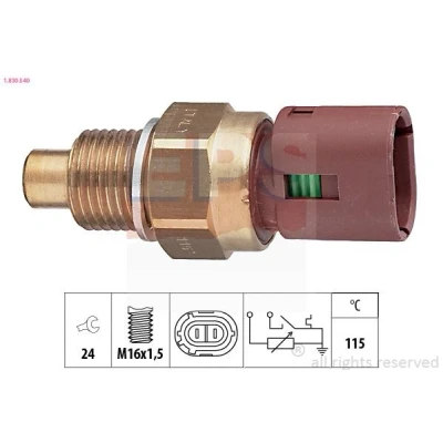 Imagen de EPS 1.830.540 Sensor de Temperatura del Refrigerante Made in Italy OE Equivalent RENAULT: Trafic I Furgón
