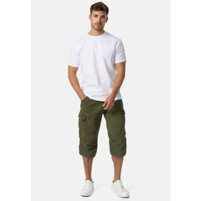 Imagen de Indicode Jeans MIT GÜRTEL Nicolas Shorts, Hombre, Talla: Small, Dark green