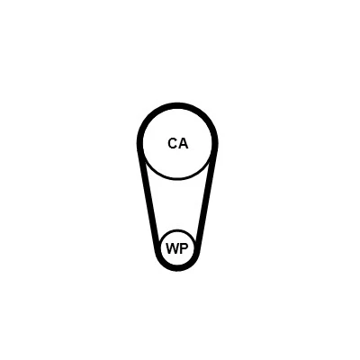 Imagen de Correa de distribución CONTITECH CT1248