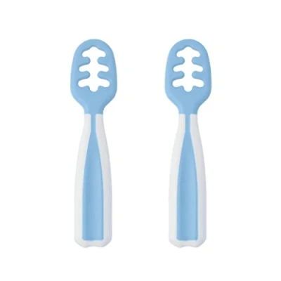 Imagen de Kiokids Set 2 Precucharas Azul Para Bebés