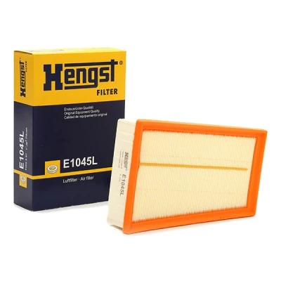 Imagen de HENGST FILTER E1045L Filtro de aire 57 134 235 Cartucho filtrante NISSAN: Qashqai / Qashqai+2 I, I Van, X Trail, RENAULT: Koleos