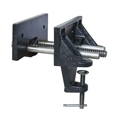 Imagen de KATSU Tornillo de Banco para Madera Resistente 6&quot;/150mm, Abrazadera Mesa Carpintería, Herramientas Ferretería Trabajo Carpinteros
