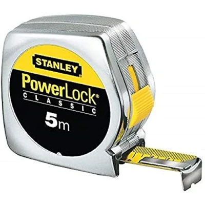 Imagen de Stanley 1 33 191 Flexometro Powerlock Classic 5m x 19mm sin agujero