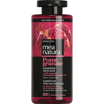 Imagen de Mea Natura Pomegranate Champú para todos los tipos de cabello 300 ml