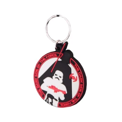 Imagen de Star Wars Llavero de Goma Darth Vader y Stormtrooper (Talla Única) (Rojo, Negro, Blanco)