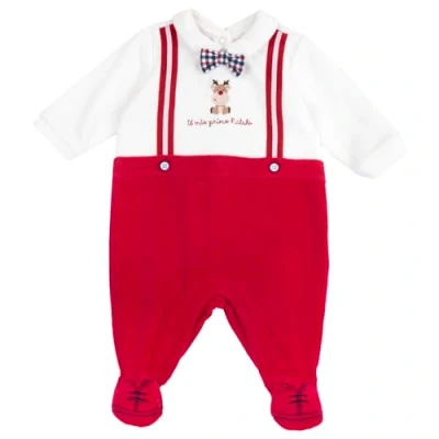 Imagen de Chicco Christmas Pijama de bebé para niños, Talla: 1m, Red