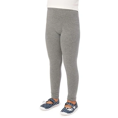 Imagen de Merry Style Leggins de algodón para Niñas Mallas deportivas Pantalones Largos Ropa Deportiva Leggings niña MS10 225 (Melange Medio,116)