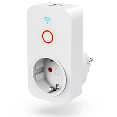 Imagen de Hama Smart enchufe WLAN + 2x USB A, 2.300W