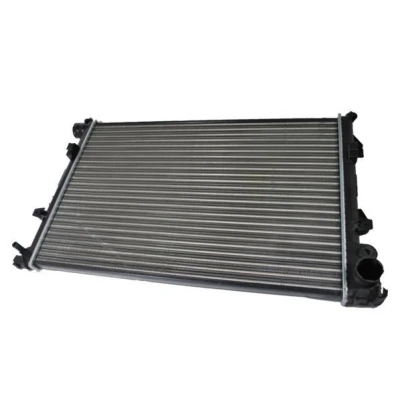 Imagen de THERMOTEC D7P004TT Radiador, refrigeración del motor Aluminio, Plástico 670 446 32 Caja de cambios manual Aletas unidas mecánicamente