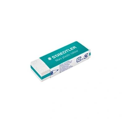 Imagen de Staedtler Goma de borrar Mars Plastic 52650E1 35, color blanco y pastel, 1 unidad