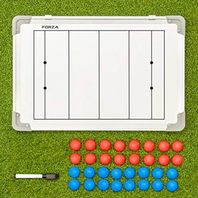 Imagen de FORZA Pizarras de Tácticas para Entrenadores Deportes Incluye Marcadores Lavables (Variedad Deportes) (45cm x 30cm Pizarra Tácticas, Rugby)