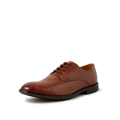 Imagen de Clarks Ronnie Walk, Zapatos de Cordones Derby Hombre, Marrón (British Tan Lea British Lea), 45 EU